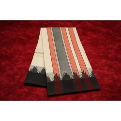 Blackborder Cotton Dhoti 9x5